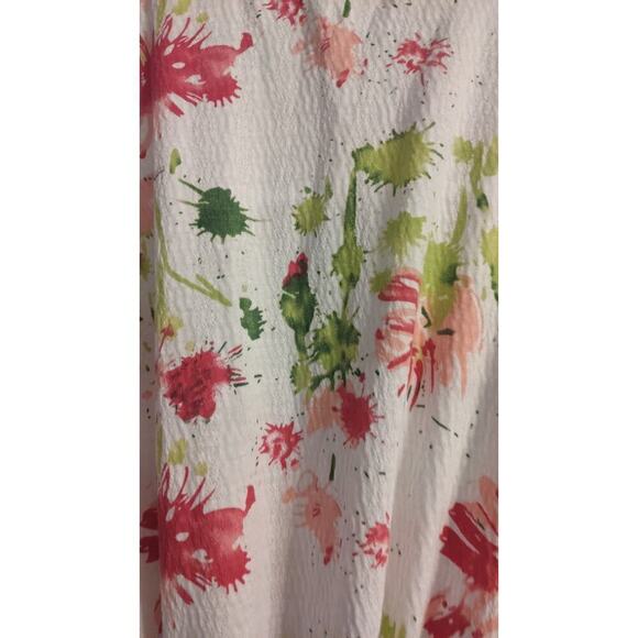 Soft Surroundings Floral Painterly Robe with Tie and Pockets - Picture 4 of 10